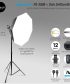 NANLITE FS-200B Softbox Light with 95 cm Octa Softbox Light Modifier