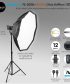 NANLITE FS-200B Softbox Light with Godox Octa Softbox 120 cm Light Modifier
