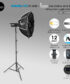 Nanlite FS-300B + Aiman Studio Octa Softbox 95 CM. (Easy Up)