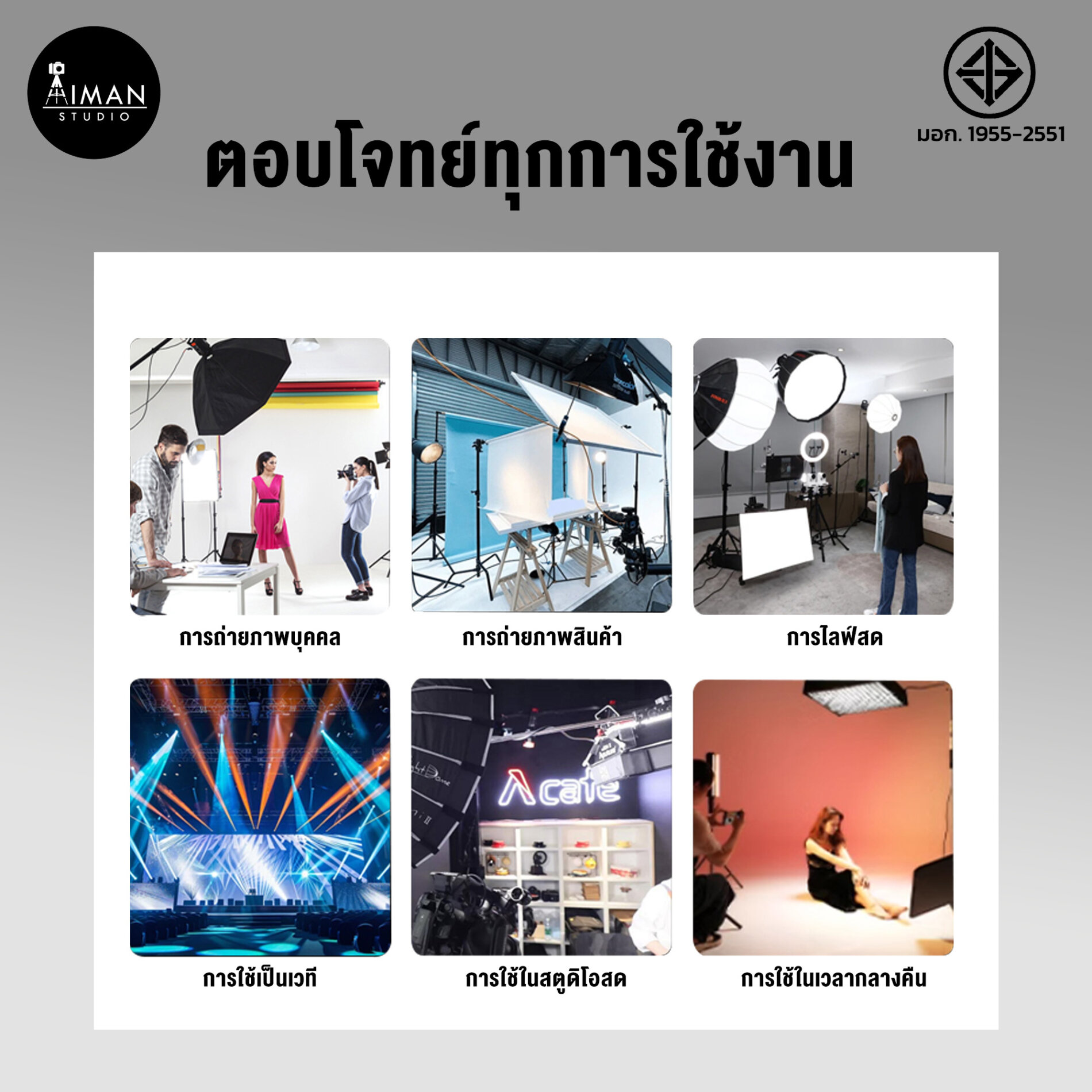 ไฟ LED กำลังสูง ZSYB Y300MAX (DMX Version)-01