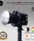 ไฟ LED กำลังสูง ZSYB CL-60 RGB พร้อมแบตเตอรี่