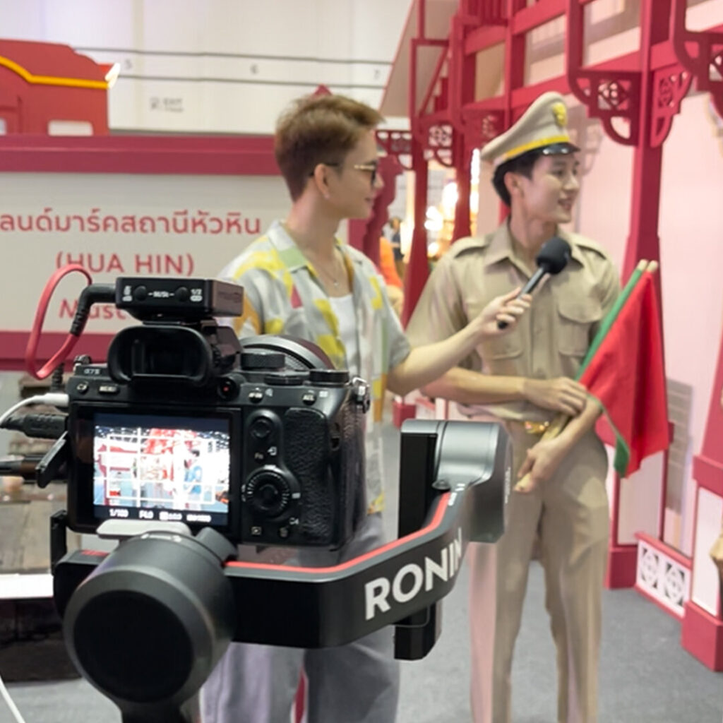 ถ่ายวิดีโอ งานเทศกาลเที่ยวเมืองไทย ศูนย์ประชุมแห่งชาติสิริกิติ์