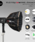 ไฟ LED กำลังสูง ZSYB W40B + ตัวกรองแสง ZSYB Parabolic Softbox M30 ขนาด 30 ซม.
